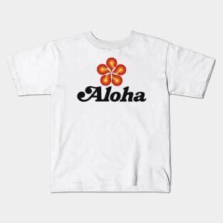 Defunct Aloha Airlines 1976 Kids T-Shirt